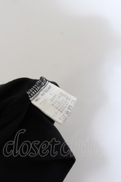 画像4: NO ID. / TRラップバギーイージートラウザーズパンツ 1 ブラック O-24-06-06-016-NO-pa-YM-ZT119 (4)