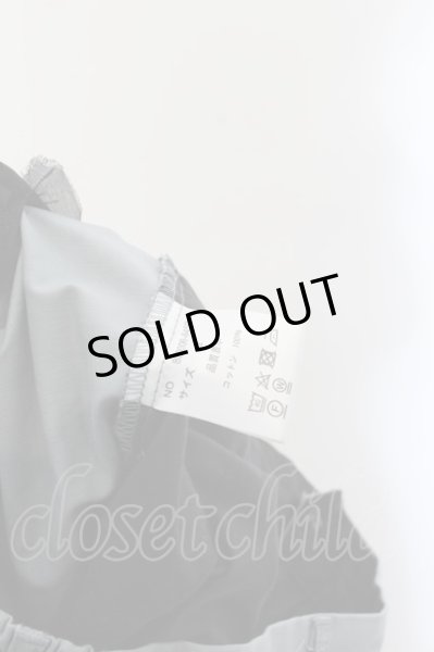 画像3: NO ID. / ハイウエストワイドパンツ 2 サックス（グリーン系） O-24-06-06-017-NO-pa-YM-ZT119 (3)