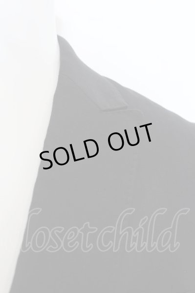 画像2: BUFFALO BOBS / コーティング1Bピークドラペルテーラードジャケット（裏地パイソン） 1 ブラック O-24-06-06-021-BU-ja-YM-ZT387 (2)