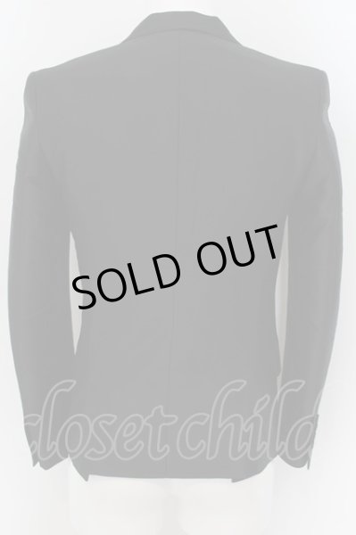 画像3: BUFFALO BOBS / コーティング1Bピークドラペルテーラードジャケット（裏地パイソン） 1 ブラック O-24-06-06-021-BU-ja-YM-ZT387 (3)