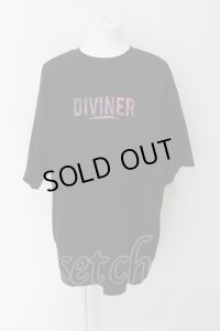 DIVINER / プリントBIG Tシャツ F ブラック O-24-06-08-001-DN-to-YM-OS