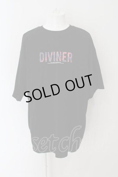画像1: DIVINER / プリントBIG Tシャツ F ブラック O-24-06-08-001-DN-to-YM-OS (1)