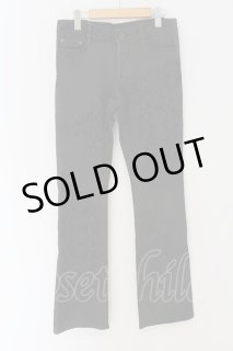 5351pour les Hommes / コーティングレースアップフレアデニムパンツ 1