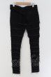 画像4: CIVARIZE / フリンジ切り替えストレッチスキニーパンツ 42 ブラック O-24-06-08-030-CI-pa-SZ-ZT065 (4)