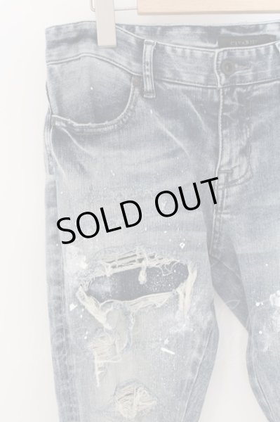 画像2: CIVARIZE / ベルトデザイン膝ZIPスキニーデニムパンツ’22SS 44 ブルー O-24-06-08-033-CI-pa-YM-OS (2)