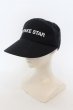 画像1: LAD MUSICIAN / 黒夢コラボキャップ LAST FAKE STAR  ブラック O-24-06-08-037-LA-za-YM-ZT247 (1)