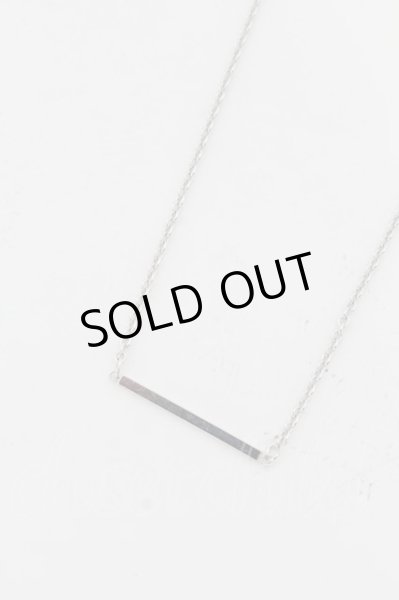 画像2: NO ID. / スクエアバーネックレス  シルバー O-24-06-08-038-NO-ac-YM-ZT471 (2)