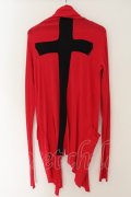 LGB / BACK CROSS/CARDI-1/M【メンズ1】　カーディガン 1 レッド O-24-06-08-008-LG-to-YM-ZT146