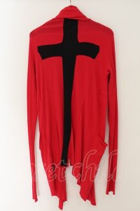LGB / BACK CROSS/CARDI-1/M【メンズ1】　カーディガン 1 レッド O-24-06-08-008-LG-to-YM-ZT146