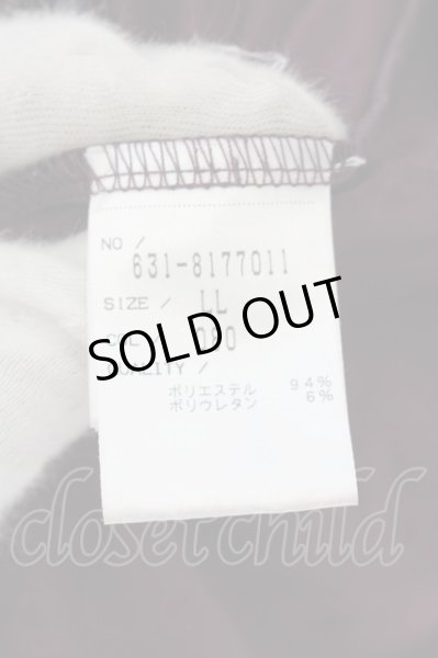 画像4: TORNADO MART / クロコブライトフォイルドレープガウン カーディガン LL パープル O-24-06-08-010-TO-to-YM-ZT472 (4)