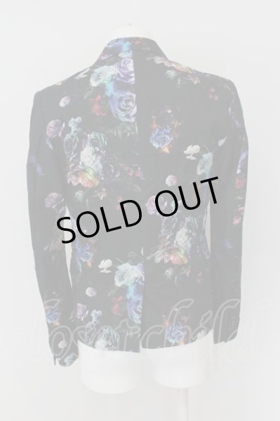 画像2: CIVARIZE / Demystify フラワー総柄テーラード 46 ブラック O-24-06-08-023-CI-ja-YM-ZT472 (2)