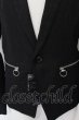画像2: CIVARIZE / リングZIPテーラードジャケット 46 ブラック O-24-06-08-024-CI-ja-YM-ZT472 (2)