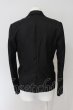 画像4: CIVARIZE / リングZIPテーラードジャケット 46 ブラック O-24-06-08-024-CI-ja-YM-ZT472 (4)