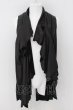 画像1: CATORCE（14th Addiction） / ROYALFLASH別注LEATHER VEST　レザーベスト F ユニセックス O-24-06-08-025-CA-to-YM-OS (1)