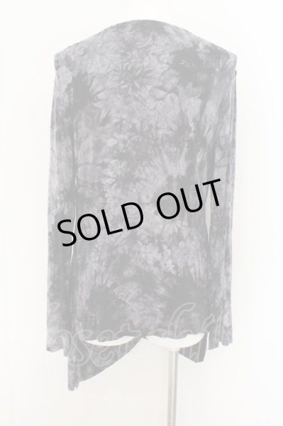 画像2: BERNINGS-SHO / レイヤードドレープブリーチロングカットソー L ブラック O-24-06-15-035-BE-to-YM-OS (2)