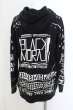画像2: BLACK MORAL / LIVE TOUR 13-14 MAGNIFICENT MALFORMED BOX パーカー  ブラック O-24-06-15-037-BL-to-YM-ZT240 (2)