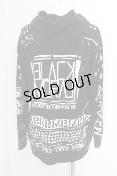 画像2: BLACK MORAL / LIVE TOUR 13-14 MAGNIFICENT MALFORMED BOX パーカー  ブラック O-24-06-15-037-BL-to-YM-ZT240 (2)