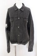 【セール】AFYF（rovtski） / バックパッチ DENIM　Gジャン F ブラック O-24-06-15-043-AF-ou-YM-ZT254