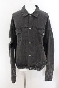 【セール】AFYF（rovtski） / バックパッチ DENIM　Gジャン F ブラック O-24-06-15-043-AF-ou-YM-ZT254