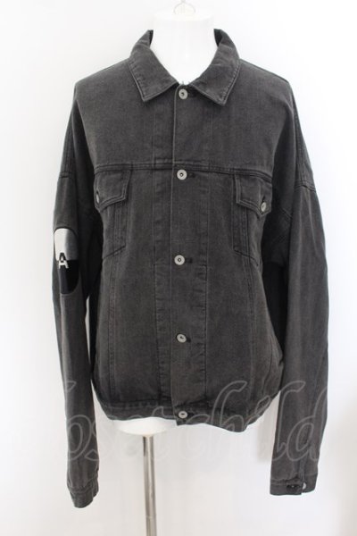 画像1: 【セール】AFYF（rovtski） / バックパッチ DENIM　Gジャン F ブラック O-24-06-15-043-AF-ou-YM-ZT254