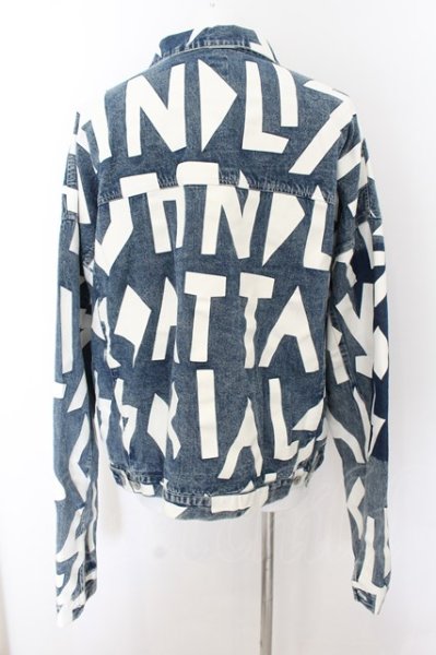 画像2: AFYF（rovtski） / 総柄10OZ DENIM　Gジャン F インディゴ O-24-06-15-044-AF-ou-YM-ZT254 (2)