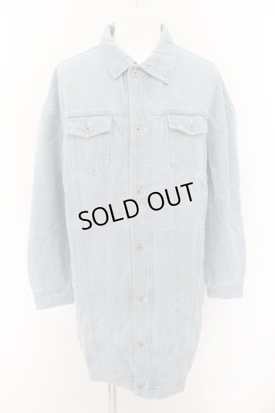 画像1: AFYF（rovtski） / LONG DENIM　Gジャン  ライトインディゴ O-24-06-15-005-AF-ou-YM-ZT273