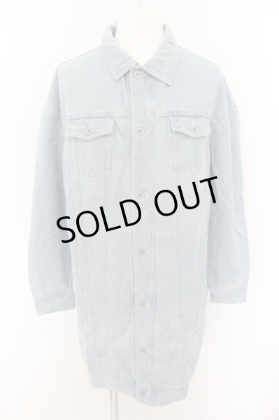 画像1: AFYF（rovtski） / LONG DENIM　Gジャン  ライトインディゴ O-24-06-15-005-AF-ou-YM-ZT273 (1)