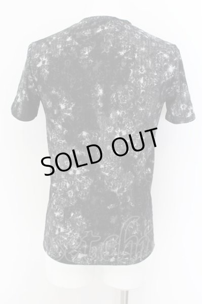 画像2: TORNADO MART / フラワーフォイルタックストライプTシャツ M ブラック O-24-06-15-051-TO-ts-YM-OS (2)