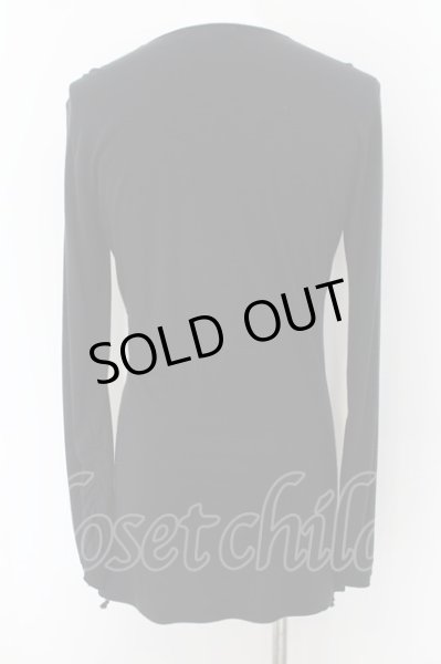 画像2: 5351pour les Hommes / アフガンネックロングカットソー 3 ブラック O-24-06-15-052-53-to-YM-OS (2)