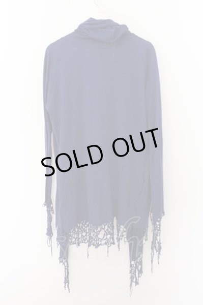 画像2: NO ID. / オパールダメージロングカーディガン 1 ブルー O-24-06-15-058-NO-to-YM-OS (2)