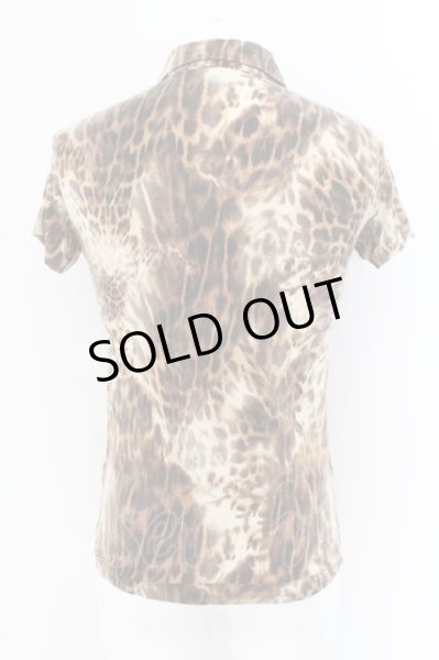 画像2: TORNADO MART / ストレッチレオパードポロシャツ  レオパード O-24-06-15-064-TO-to-YM-ZT519 (2)