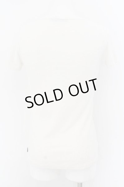 画像3: CIVARIZE / パイルニットTシャツ 44 ホワイト O-24-06-15-071-CI-ts-YM-ZT274 (3)