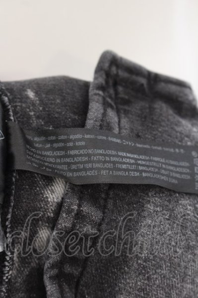 画像3: ZARA / ペインティングデザインデニムジャケット　Gジャン EU M グレー O-24-06-15-007-ZA-ou-YM-ZT254 (3)