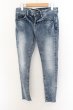 画像1: GOSTAR DE FUGA / パウダー加工ストレッチスキニーデニムパンツ 42 ブルー O-24-06-15-078-GO-pa-YM-ZT499 (1)