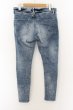 画像2: GOSTAR DE FUGA / パウダー加工ストレッチスキニーデニムパンツ 42 ブルー O-24-06-15-078-GO-pa-YM-ZT499 (2)