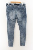 画像2: 【セール】GOSTAR DE FUGA / パウダー加工ストレッチスキニーデニムパンツ 42 ブルー O-24-06-15-078-GO-pa-YM-ZT499 (2)