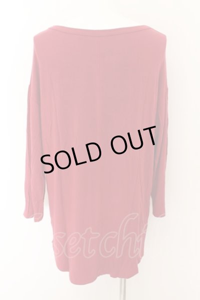 画像2: AFYF（rovtski） / ワイドカットソー  レッド O-24-06-15-008-AF-to-YM-ZT253 (2)