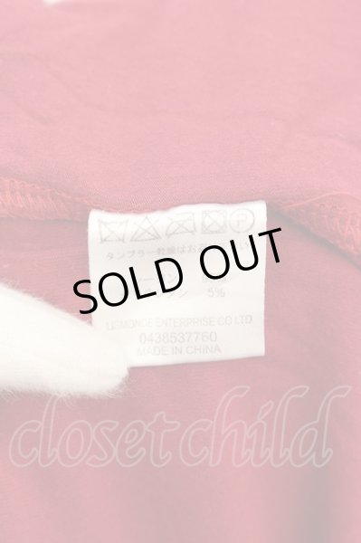 画像3: AFYF（rovtski） / ワイドカットソー  レッド O-24-06-15-008-AF-to-YM-ZT253 (3)