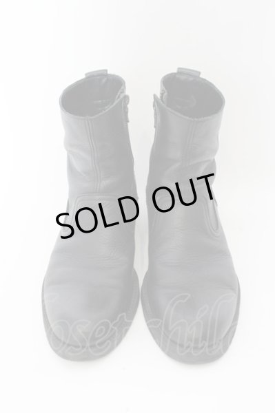 画像2: GOSTAR DE FUGA / ドレープショートブーツ 43（約28-28.5cm） ブラック O-24-06-15-095-GO-sho-YM-ZT3000 (2)