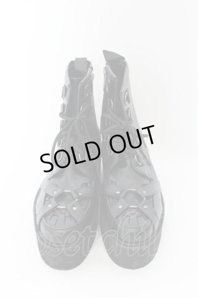 画像2: endevice / 厚底ハーネスブーツ 42(26.0cm) ブラック O-24-06-15-096-en-sho-YM-ZT (2)