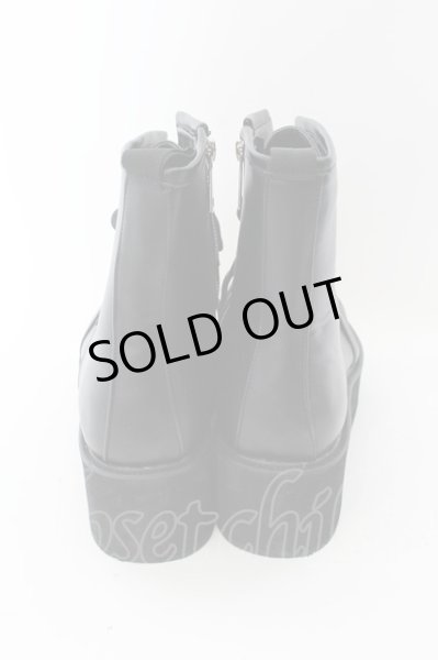 画像4: endevice / 厚底ハーネスブーツ 42(26.0cm) ブラック O-24-06-15-096-en-sho-YM-ZT (4)