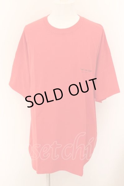 画像1: unrelaxing / バックプリントBIG Tシャツ M レッド O-24-06-15-013-un-ts-YM-ZT253 (1)