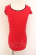 画像1: LGB / BACK CROSS/HSC　テレコTシャツ レディース0 レッド O-24-06-15-002-LG-ts-YM-ZT273 (1)