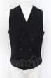 画像1: 1piu1uguale3 / RIB VEST ベスト 4 ブラック O-24-06-15-020-1p-to-YM-ZT279 (1)