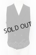 【セール】1piu1uguale3 / RIB VEST ベスト 4 ブラック O-24-06-15-020-1p-to-YM-ZT279