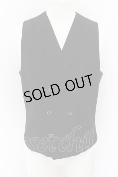 画像1: 1piu1uguale3 / RIB VEST ベスト 4 ブラック O-24-06-15-020-1p-to-YM-ZT279 (1)