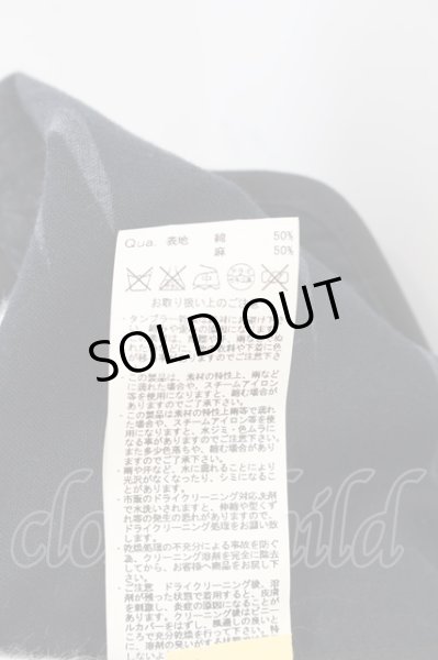 画像3: FUGA / Jackpot 総ボタニカル七分袖テーラードジャケット 44 ブラック O-24-06-15-021-FU-ja-YM-ZT279 (3)