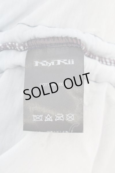 画像3: KMRii / Magnolia Gradation　Tシャツ 2 ブルー O-24-06-15-003-KM-ts-YM-OS (3)