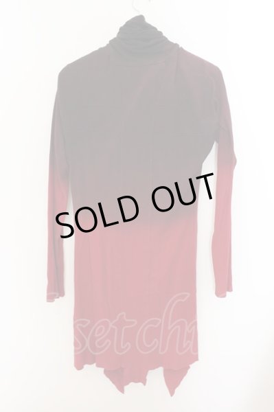 画像2: MIDAS / バッククロスグラデーションロングカーディガン  レッド O-24-06-15-034-MI-to-YM-OS (2)