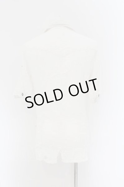 画像2: BUFFALO BOBS / コットンガーゼアーミー半袖ロングシャツ 2 ホワイト O-24-06-17-036-BU-sh-YM-OS (2)